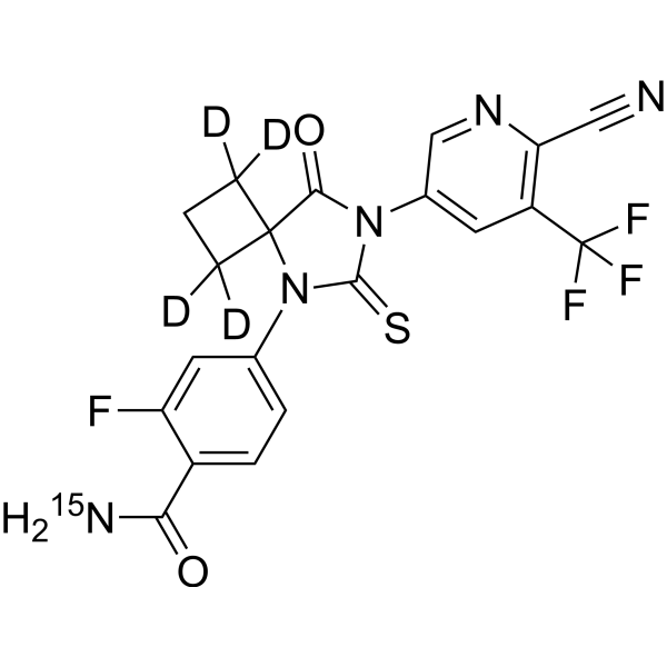 N-Desmethyl-Apalutamide-15N,d4